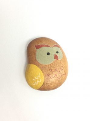 71621-01 Magnet Owl Pebbles(A)