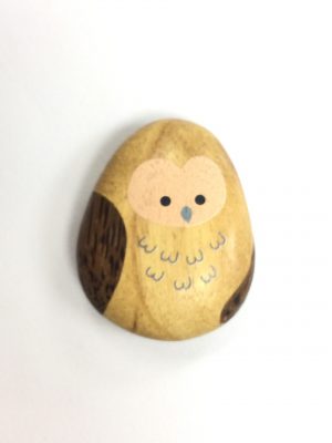 71621-03 Magnet Owl Pebbles(C)
