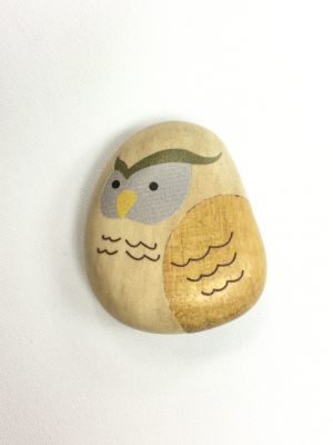 71621-04 Magnet Owl Pebbles(D)