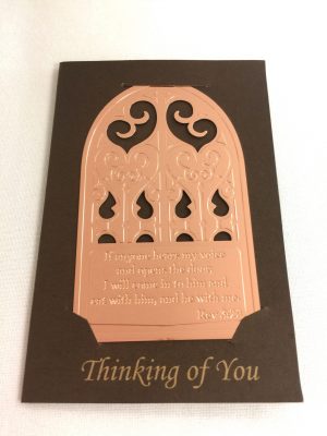 71645-03 Metallic Bookmark Card-Rose Gold(III)