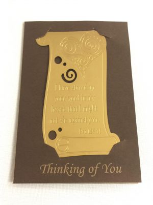 71646-01 Metallic Bookmark Card-Brass(I)