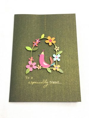 71658-01 木雕手工卡(Friend)01