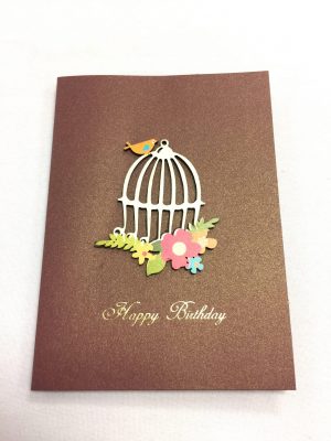 71658-03 木雕手工卡(Happy Birthday鳥籠)03