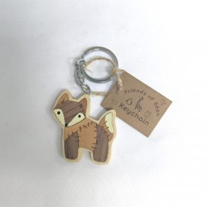 71675-02 Keychain Patchwork (Wolf)