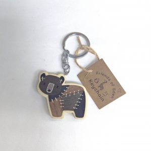 71675-06 Keychain Patchwork (Black Bear)