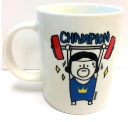 880-953023-1647 Hello Dundun Mug Cup -03 Champion