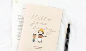 880-953023-5799 Hello Jane Diary -03 Ivory