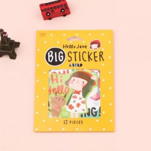 880-941894-7998 Hello Jane Big Sticker (B Set)